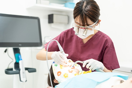歯科衛生士による口腔内診査